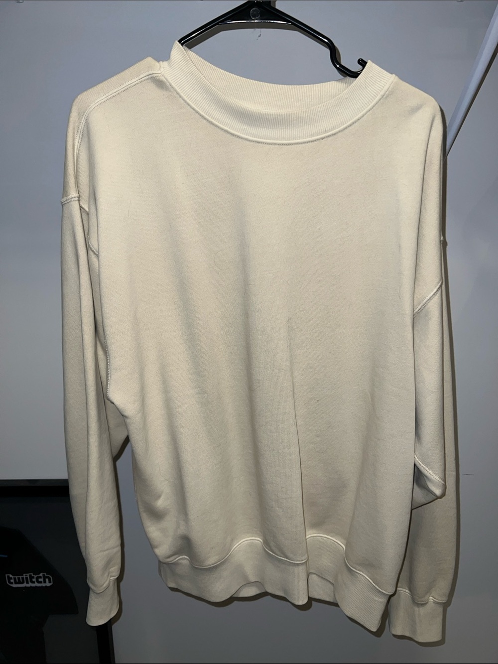 ELWOOD CLASSIC CORE CREWNECK - UNISEX - MEDIUM - CREAM